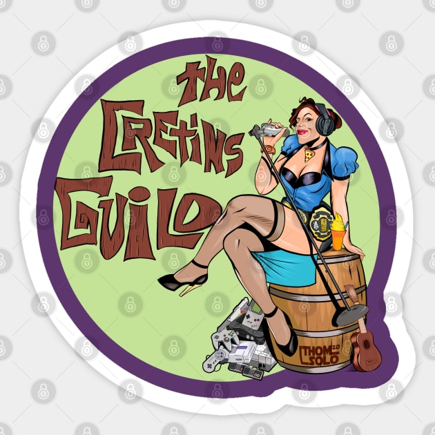 2020 Barrel Girl Sticker by CretinsGuild